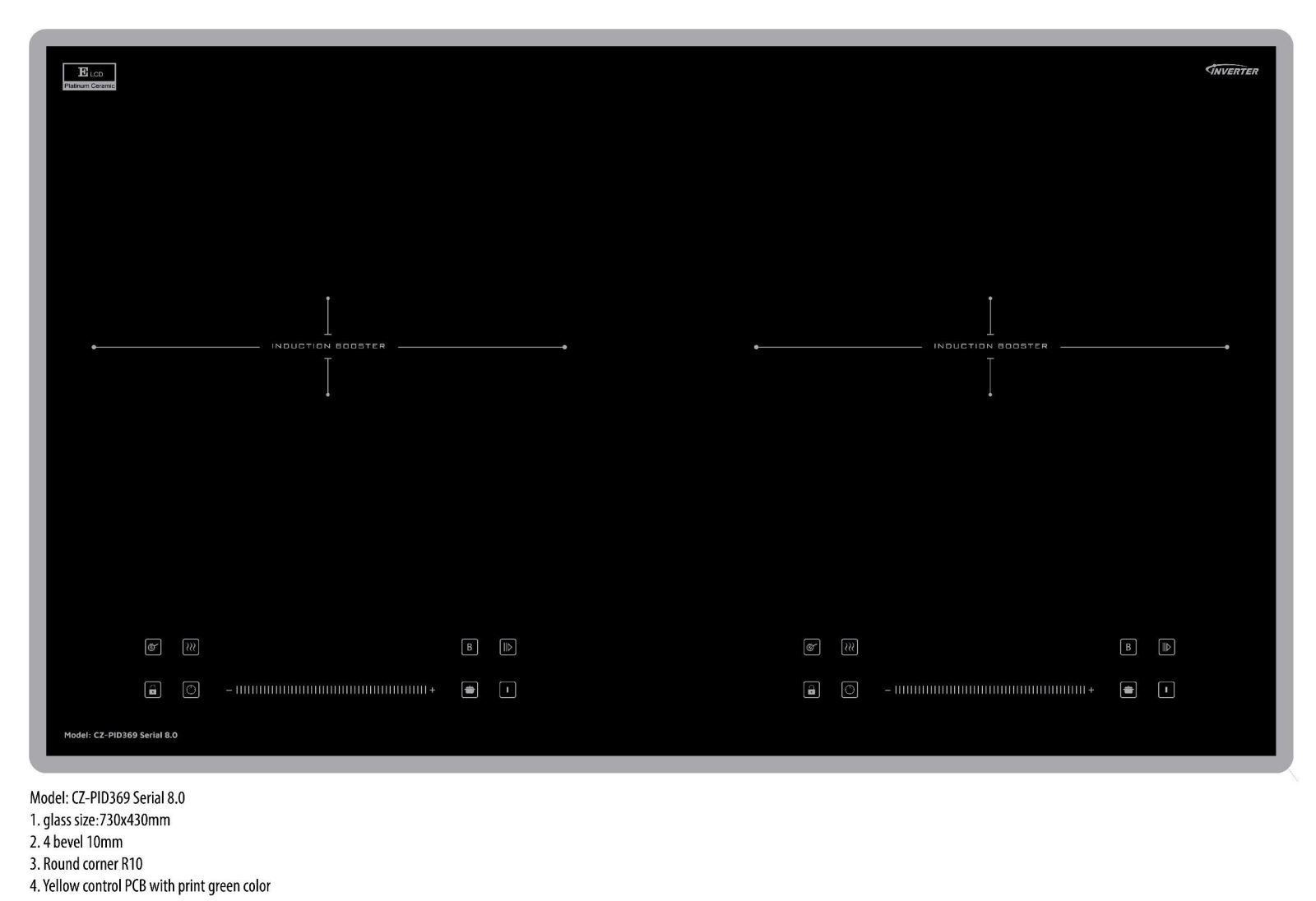 Bếp Từ Cao Cấp CZ PID369 SERIAL 8.0